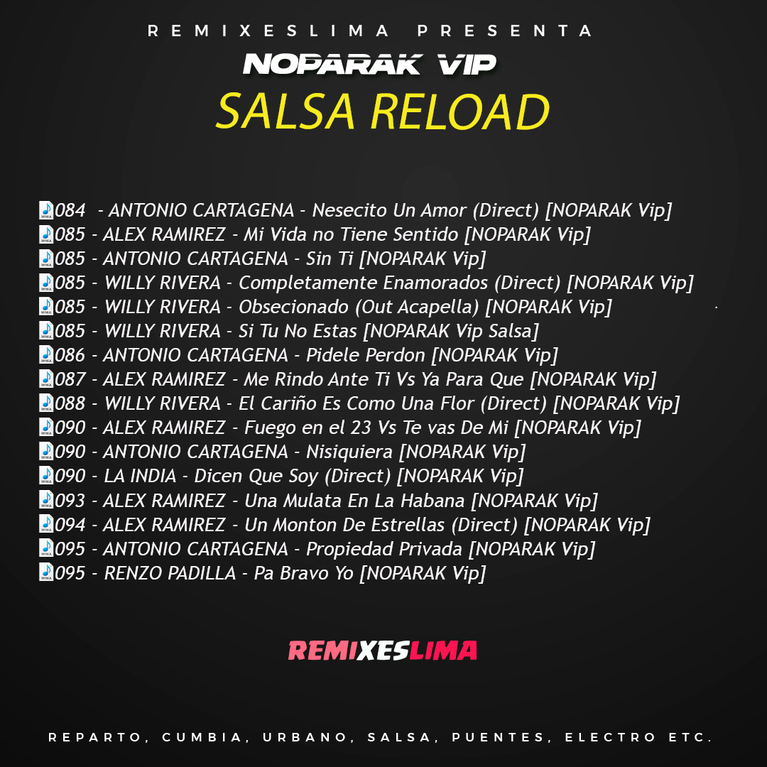 PACK SALSA ANTIGUA #1 – (Dj noparak)
